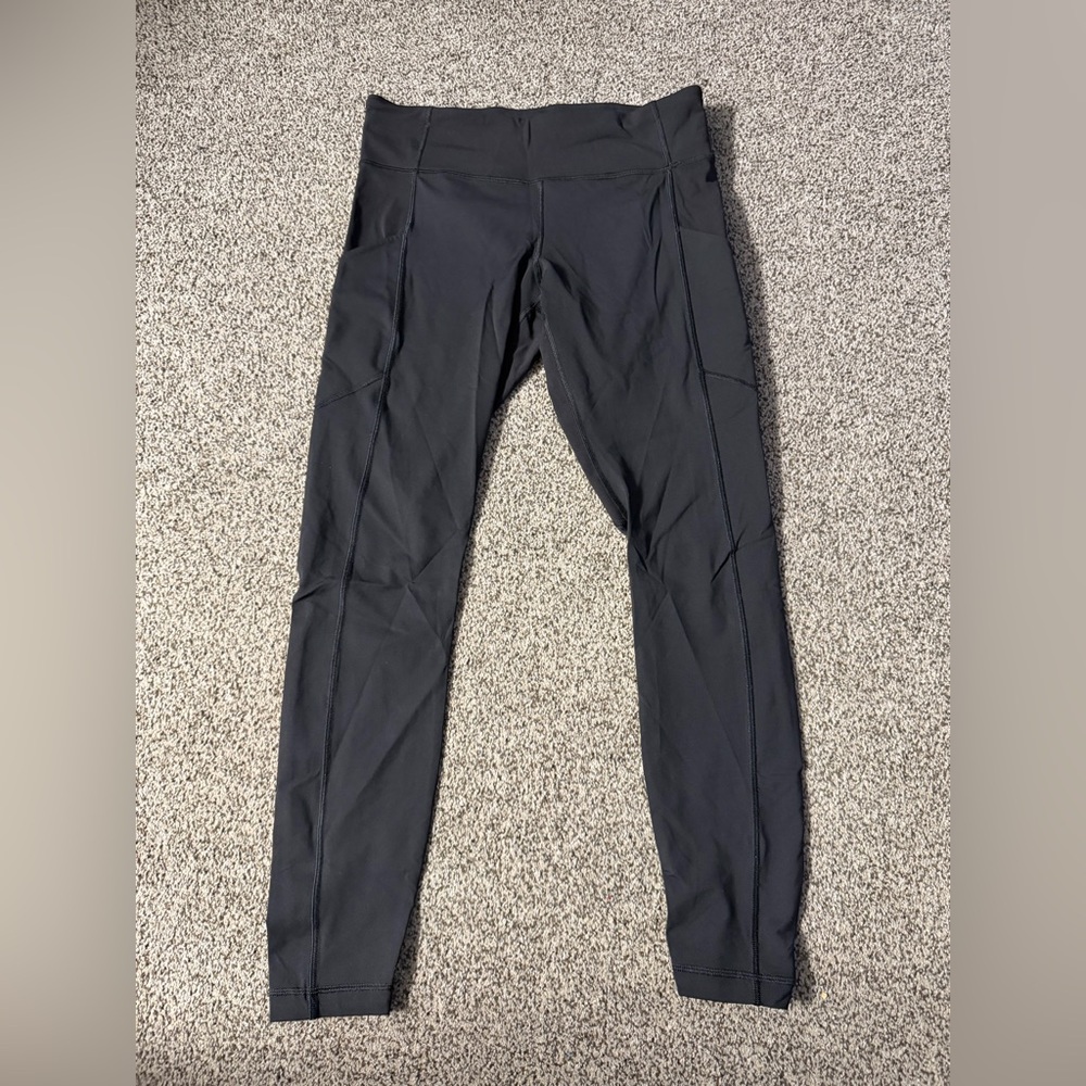 Lululemon Leggings with Mesh & Pockets